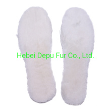 Latex Bottom Wool Sheepskin Warm Keeping Insole